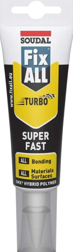 Montagelim fix all turbo hvid 125ML tube