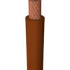 Monteringsledning H05Z-K, 95°C, 1X0,5, brun, S200 - 200 meter