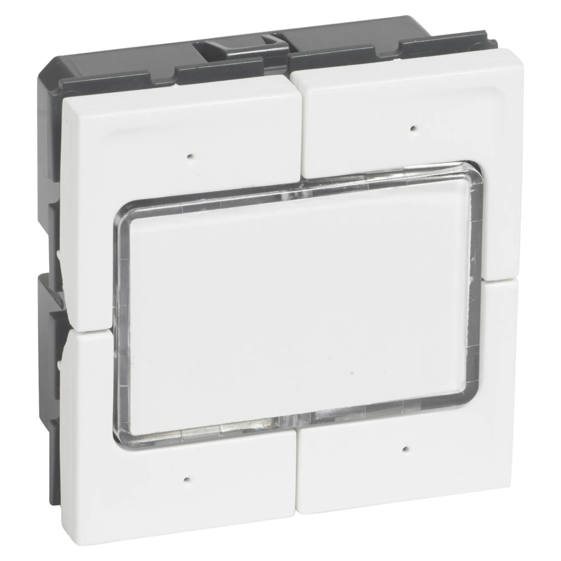 Mosaic fjedertryk 4POL led 2M hvi