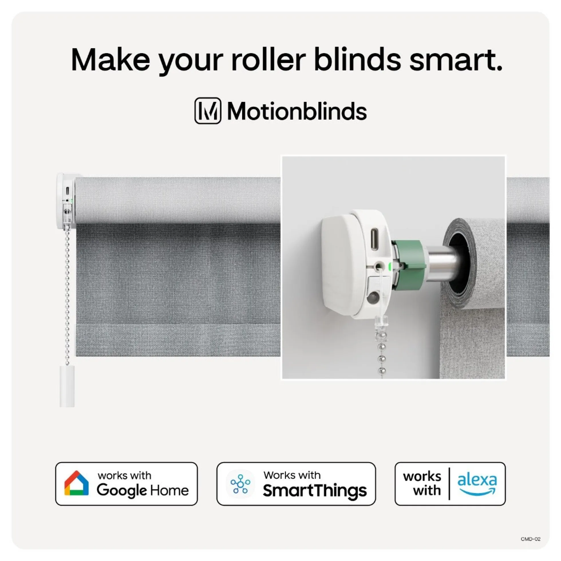 MotionBlinds Retrofit Smart Motor til rullegardiner