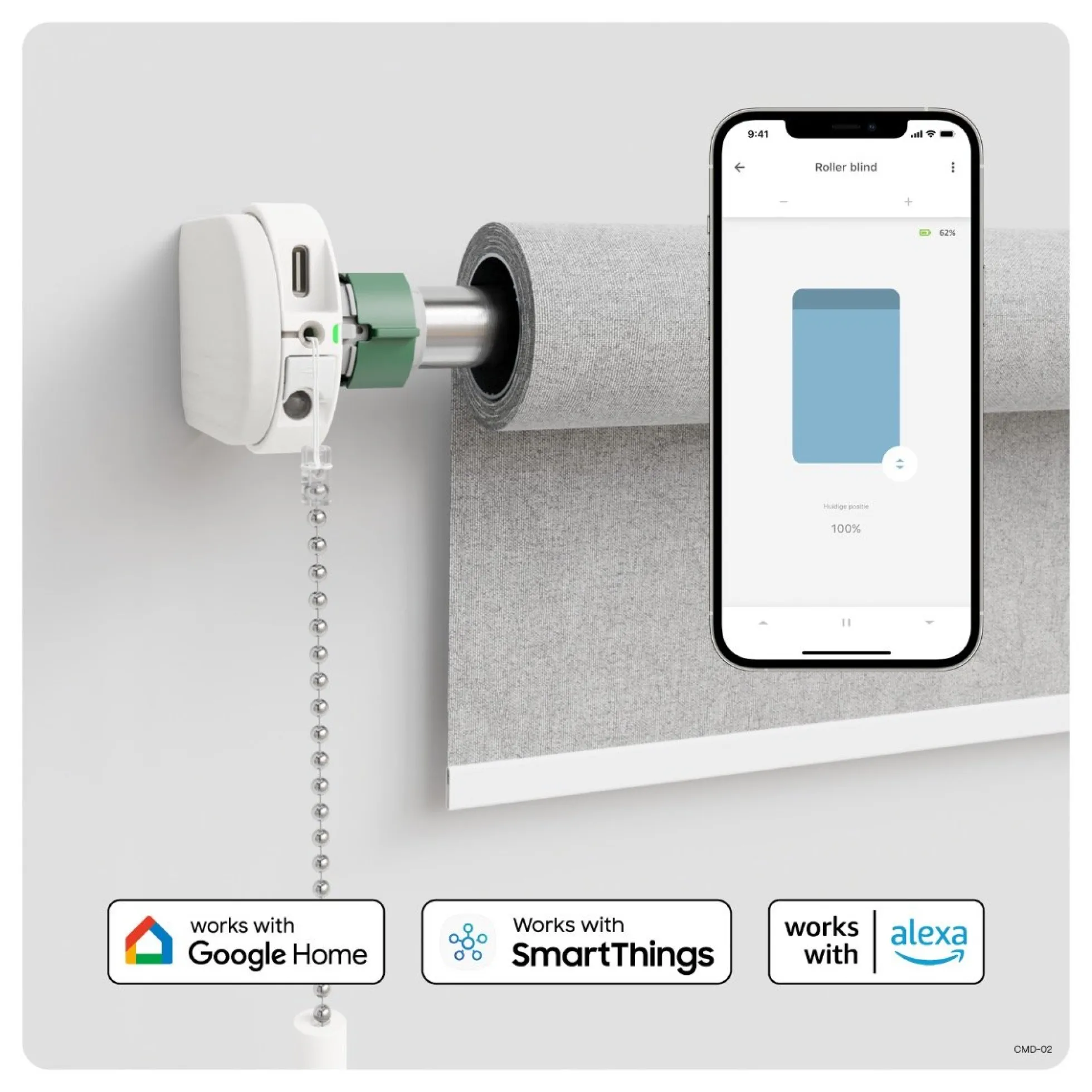 MotionBlinds Retrofit Smart Motor til rullegardiner