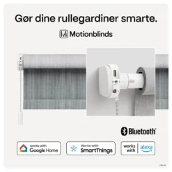 MotionBlinds Smart rullegardin Starter/Upgrade Kit - 1 motor + bridge + fjernbetjening (1 kanal)