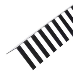 Mårsikring til sokkel, sort aluminium, 36 x 42 mm, 1 meter
