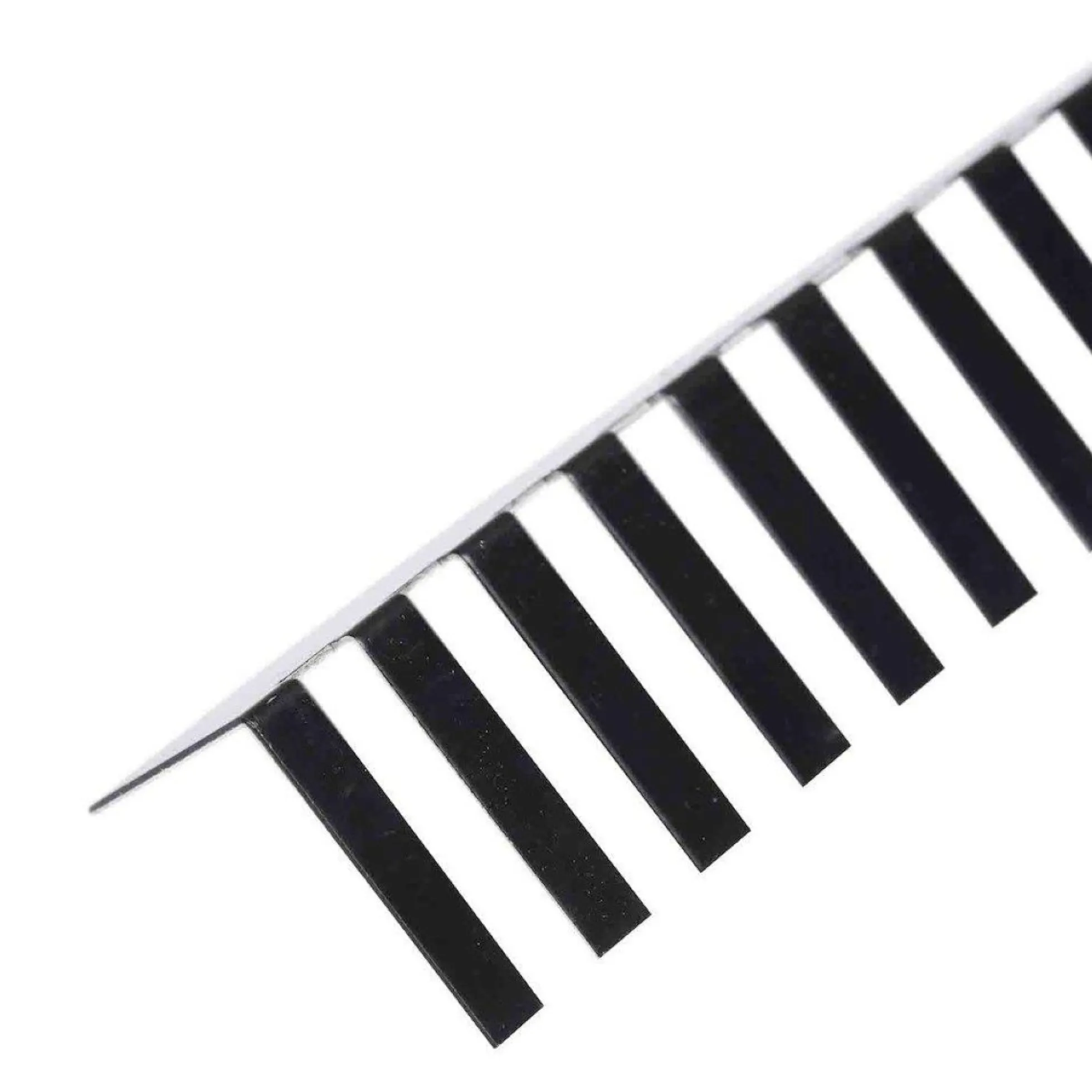Mårsikring til sokkel, sort aluminium, 36 x 42 mm, 1 meter