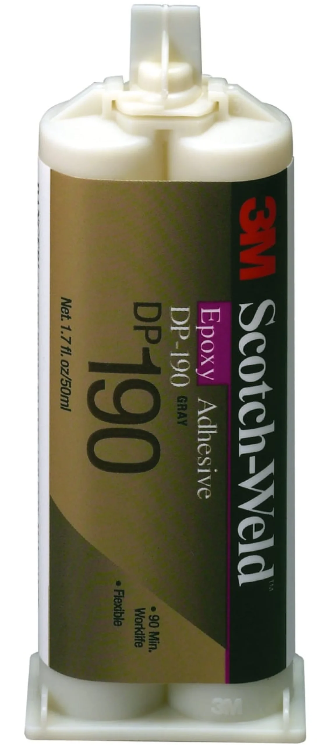 3M™ Scotch-Weld™ Epoxy konstruktionslim DP190 grå, 50 ml, 12 stk/krt