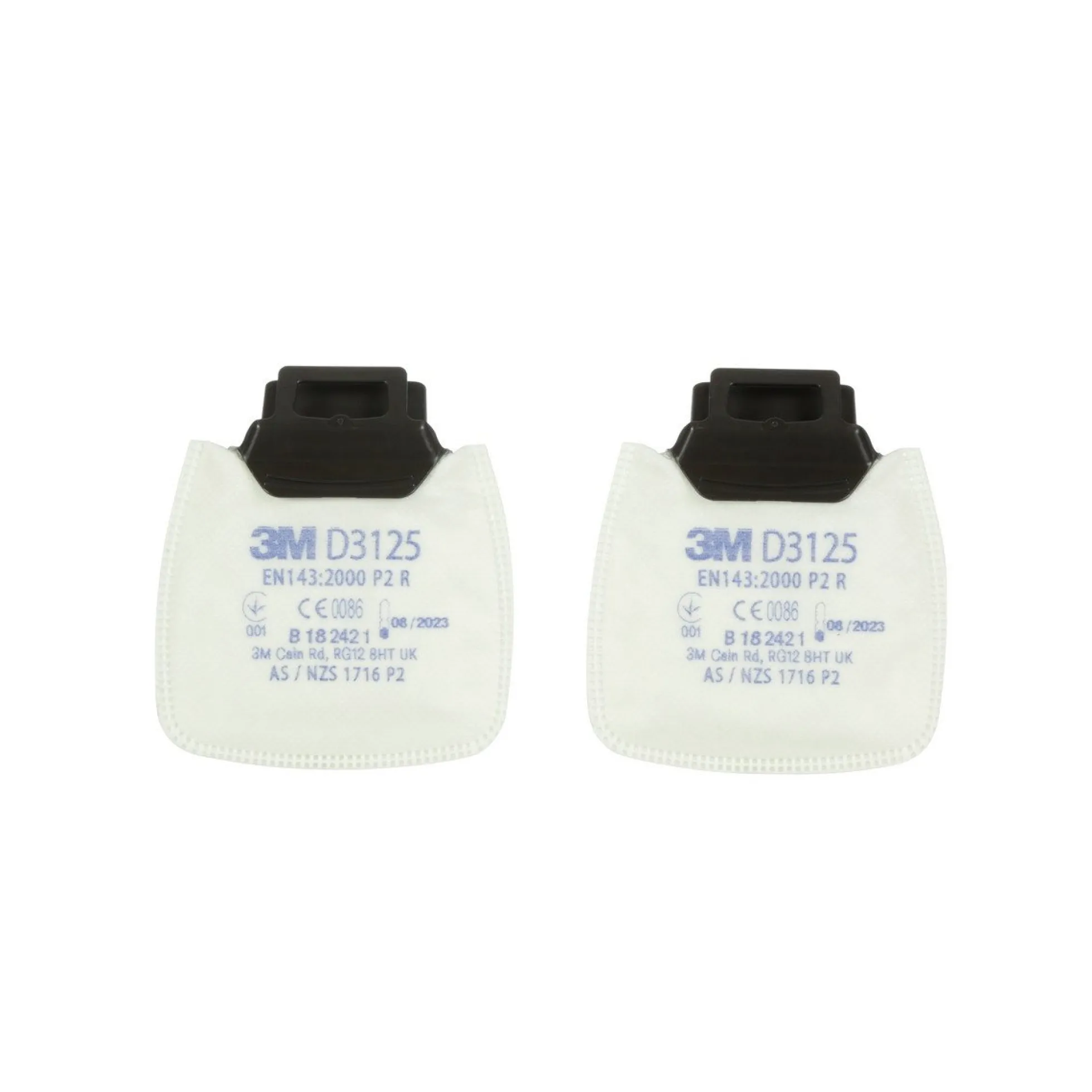 3M Secure Click partikelfilter P2R D3125, 1 par