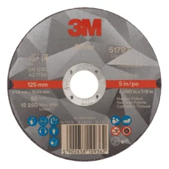 3M Silver skæreskive plan, diameter 125 mm, tykkelse 1,6 mm