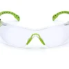 3M Solus 1000 sikkerhedsbrille, linse klar, antidug, grøn/sort