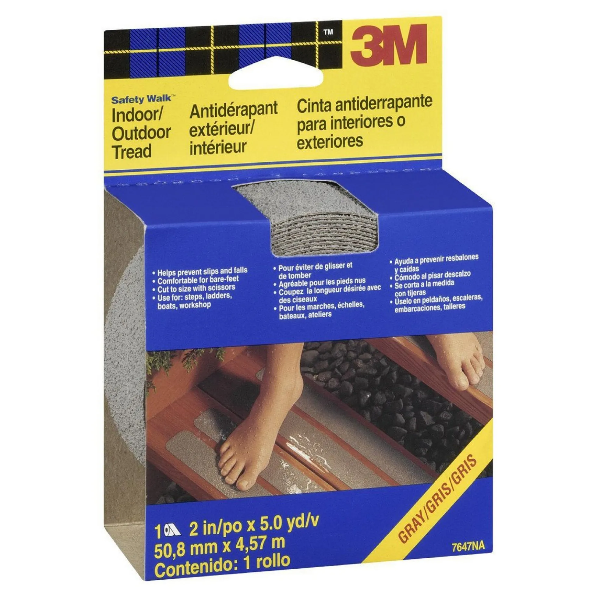 3MTM Safety-WalkTM Formbar tape, 51 mm x 18,3 m, sort, CB0002