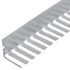 Musebeskyttelse, 1 meter, 26mm, blank aluminium