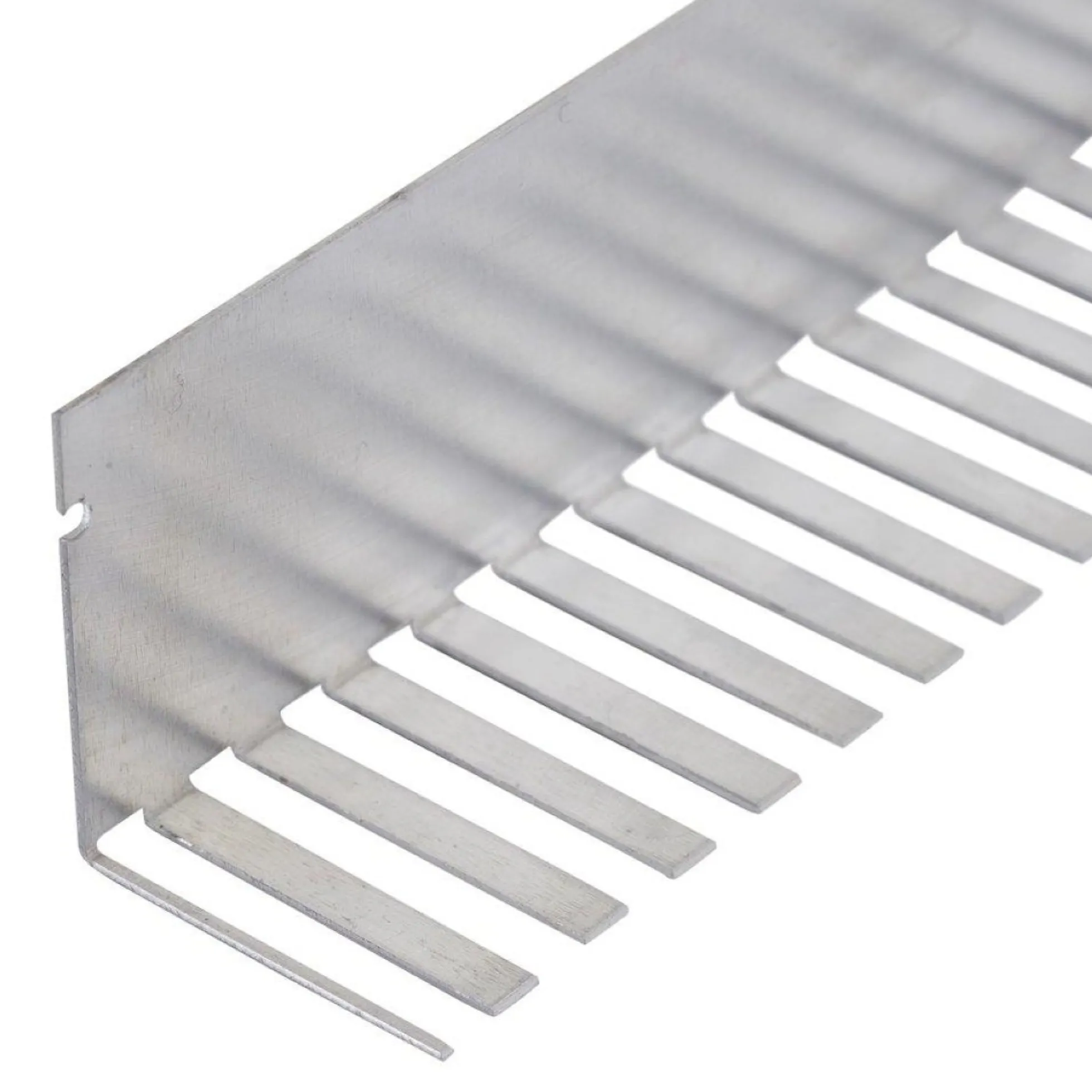 Musebeskyttelse, 36 mm, 1 meter, blank aluminium