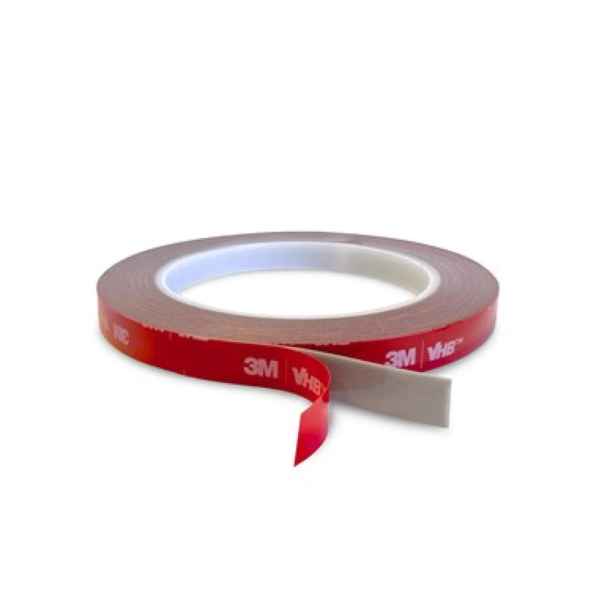 3M VHB dobbeltklæbende tape, 10 mm bred, 5 meter rulle, grå