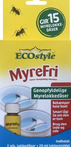 MyreFri Loxiran genopfyldelig lokkedåse, 2 stk