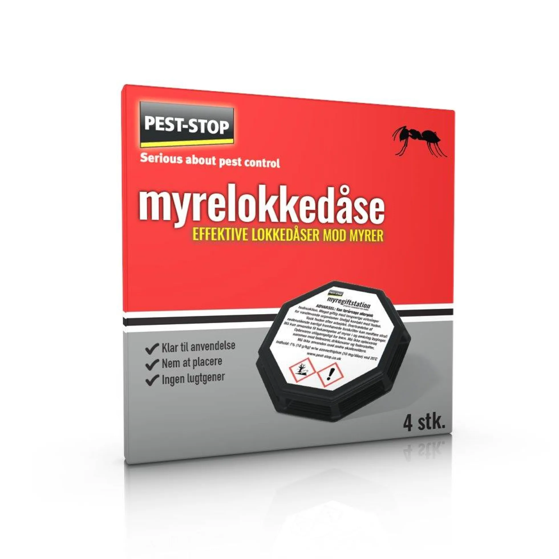Myrelokkedåse, 4 stk - 4 stk