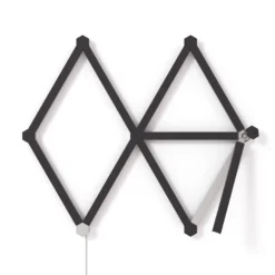 Nanoleaf Lines Skin, mat sort - 9 stk.