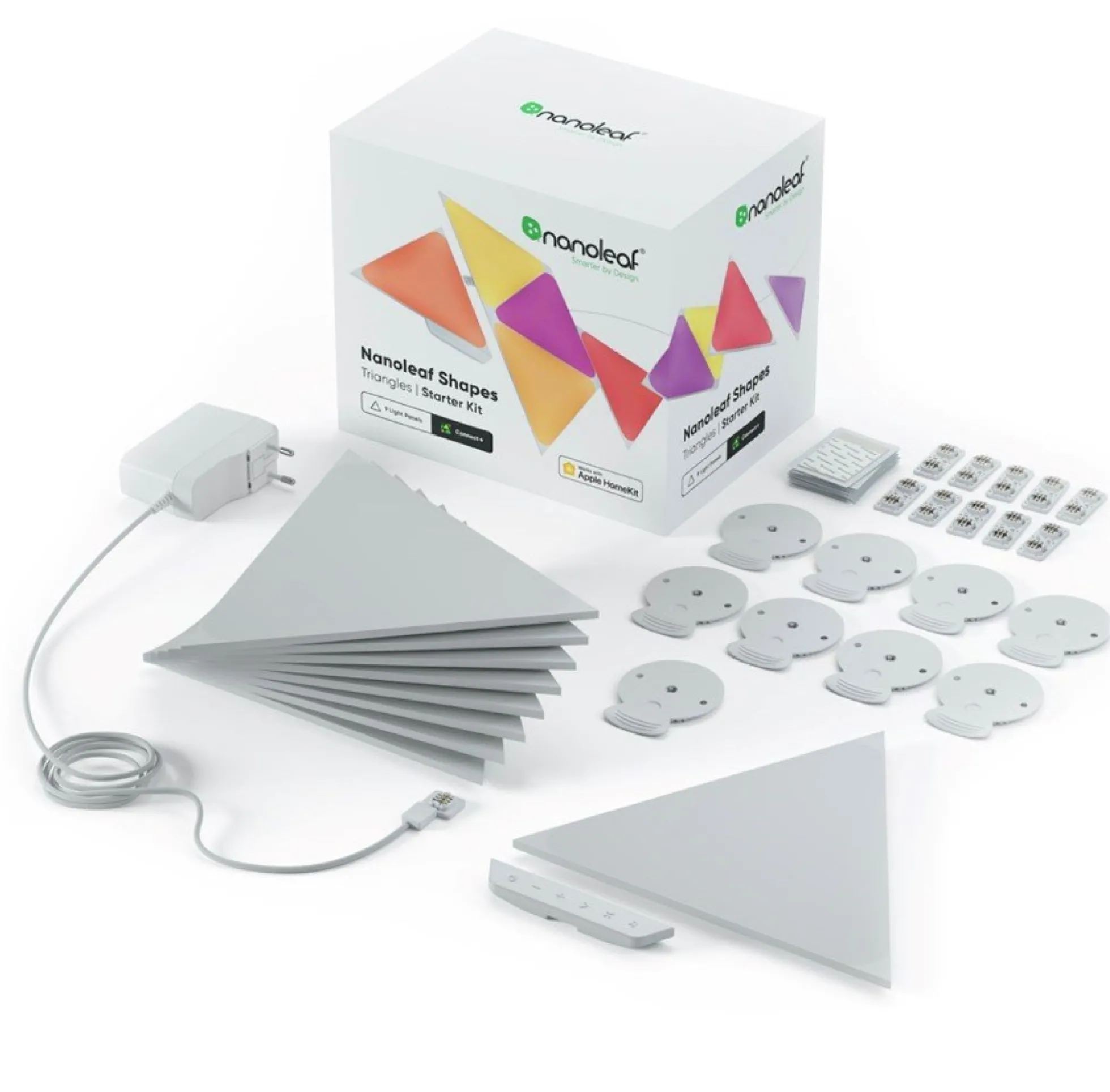 Nanoleaf Shapes Triangles Starter Kit med 9 paneler