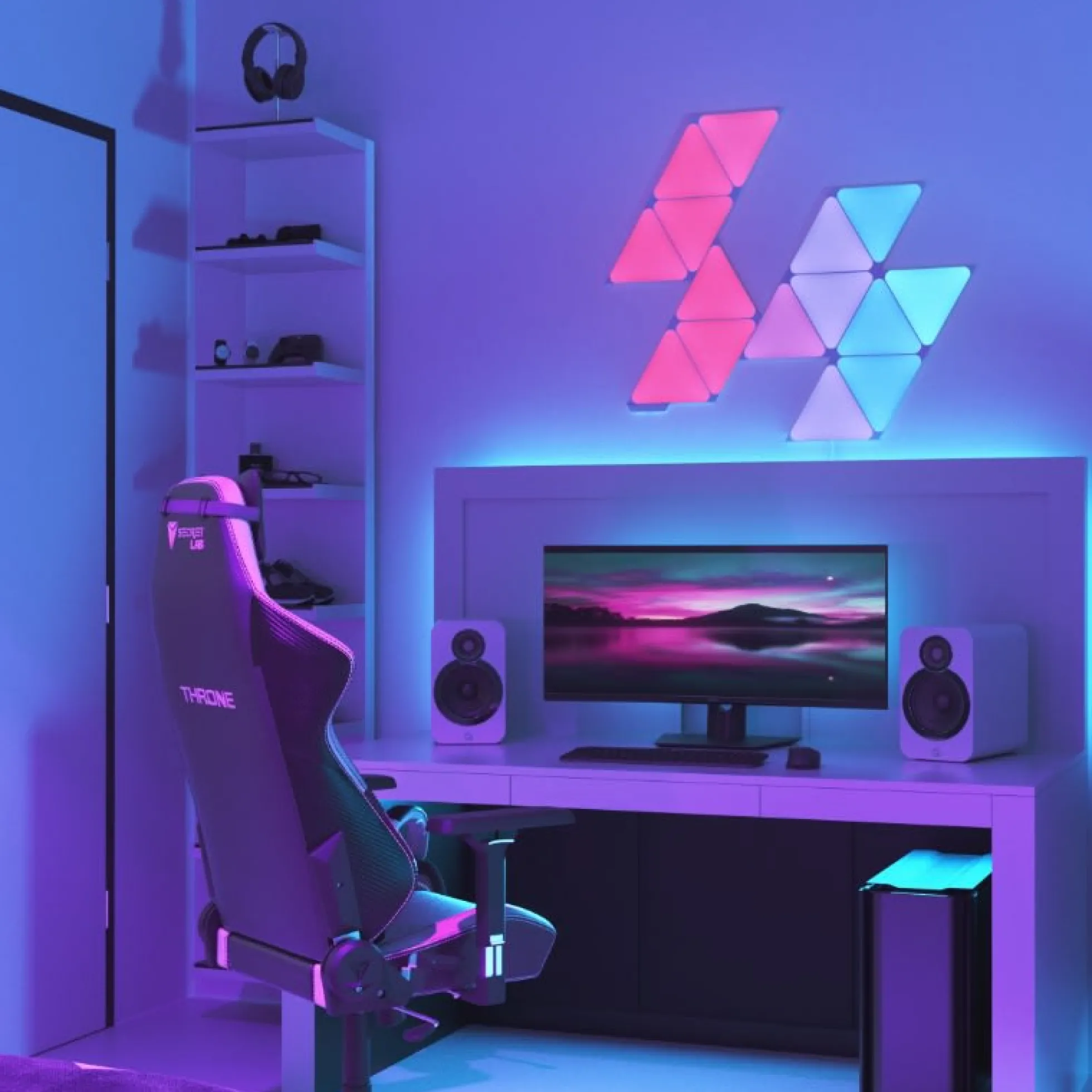 Nanoleaf Shapes Triangles Starter Kit med 9 paneler
