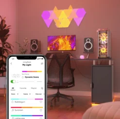 Nanoleaf Triangles Mini, udvidelsespakke med 10 paneler