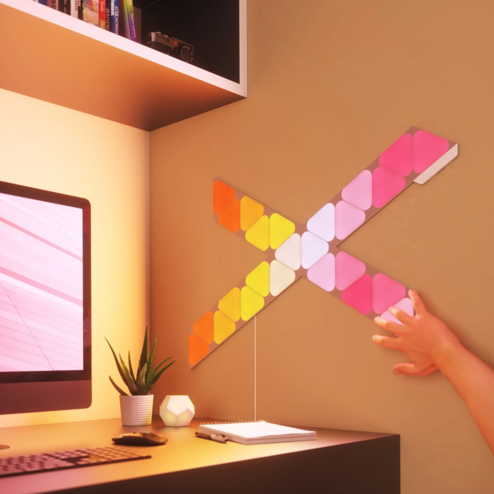Nanoleaf Triangles Mini, udvidelsespakke med 10 paneler