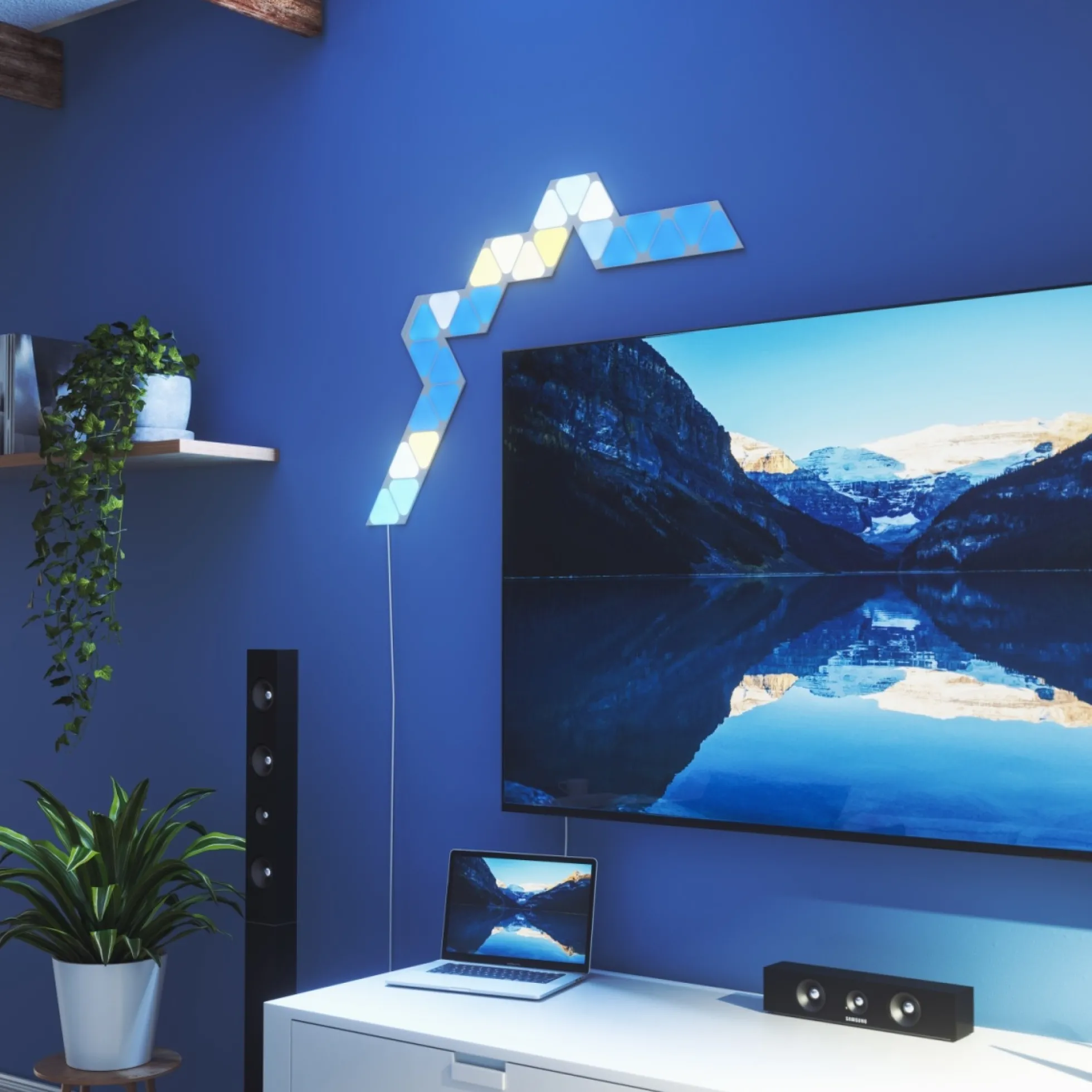 Nanoleaf Triangles Mini, udvidelsespakke med 10 paneler