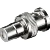 NC 1524 RCA hun - BNC han adapter, BNCRCAADAPTOR1, metal