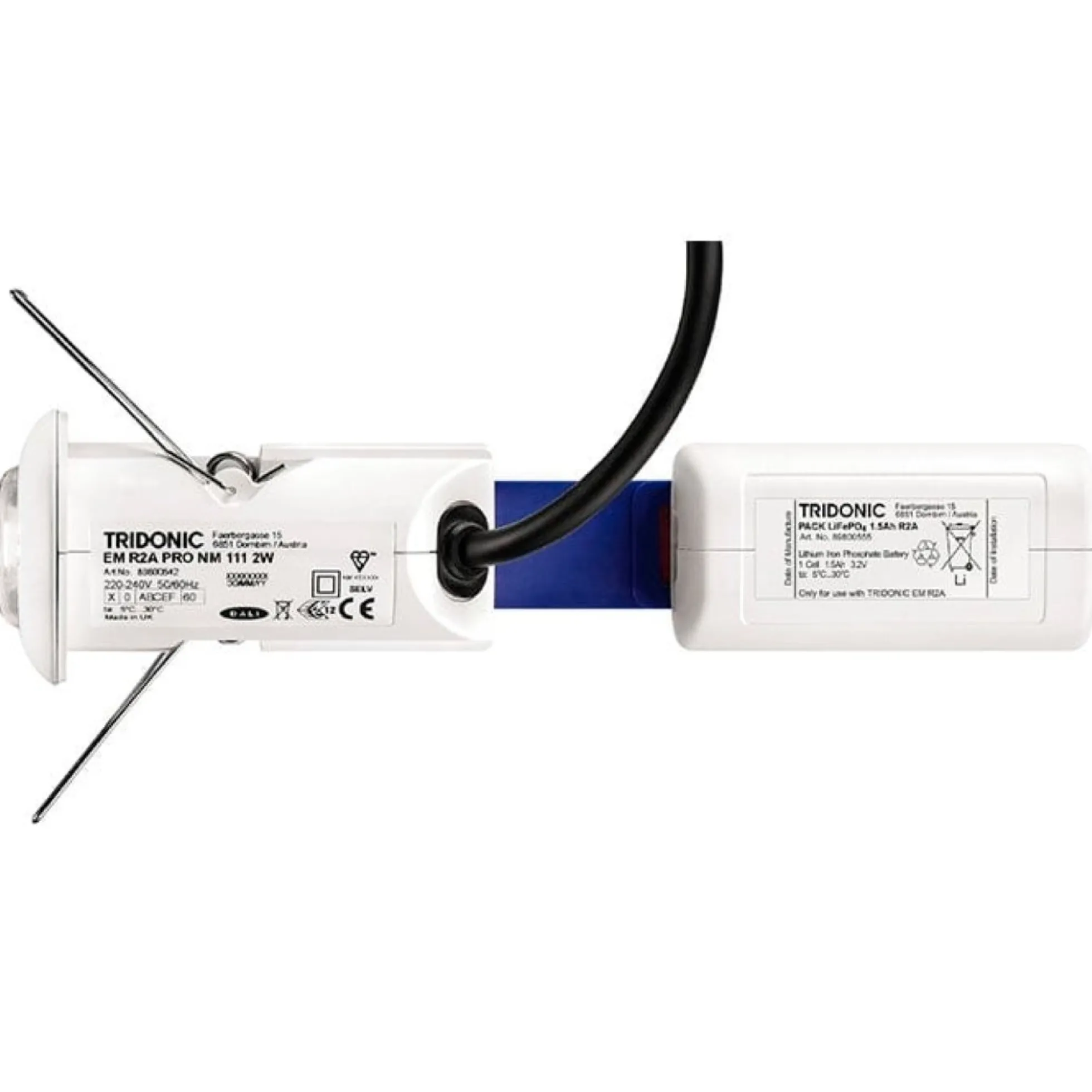 Nødbelysningsarmatur EM R2A ST NM 132, 2W (3 timer) - Tridonic