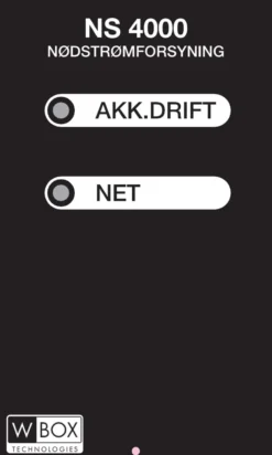 Nødstrømforsyning NY-NS4000, 24 VDC, 1 A - 610-1715