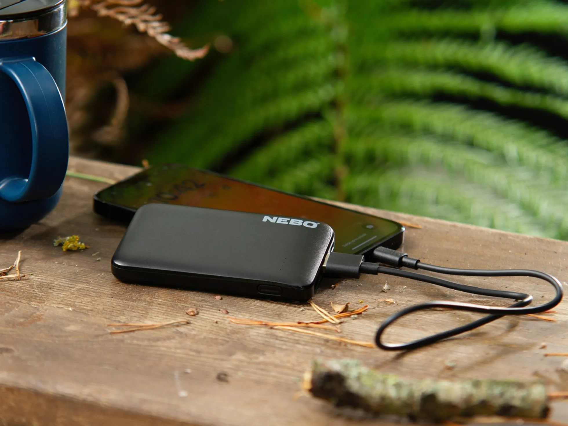 Nebo Powerbank, 5000 mAh, sort