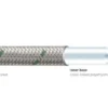 NEOFLEX® tilslutningsslange, rustfri flet, ½" x ½" (vinklet/vinklet), 1250 mm