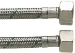 NEOFLEX® – Tilslutningsslange med rustfri flet og omløbere, ½" x ½"