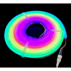 Neon Flex strip, 10 meter, 16W/m, RGBIC, 24V DC, IP20, 96 LED/meter, 8x16mm