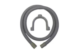 Neoperl afløbsslange, 19 mm x 22 mm, 1,5 meter, PVC, grå