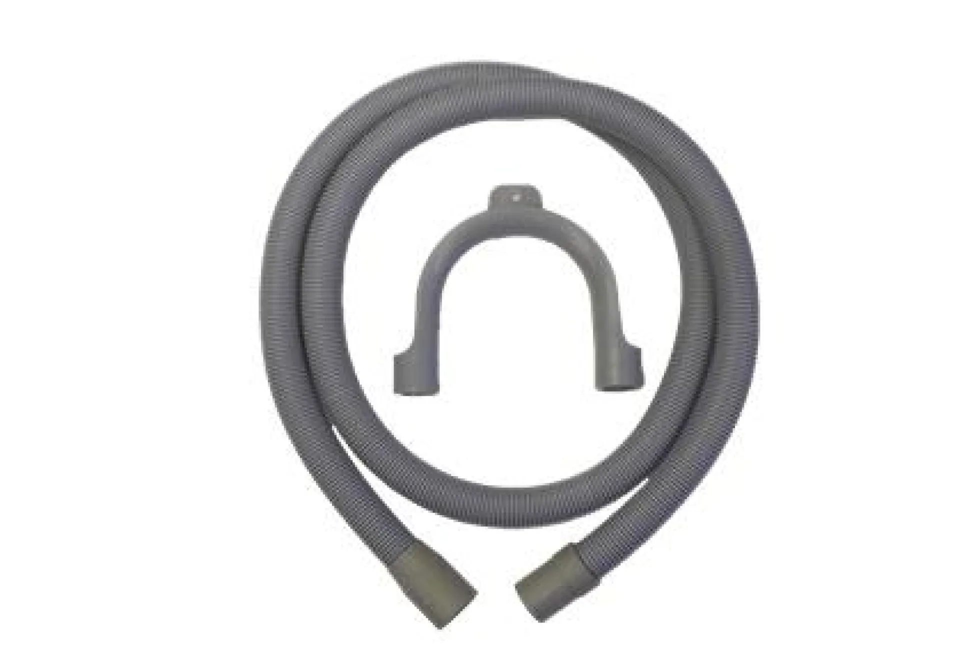 Neoperl afløbsslange, 19 mm x 22 mm, 1,5 meter, PVC, grå