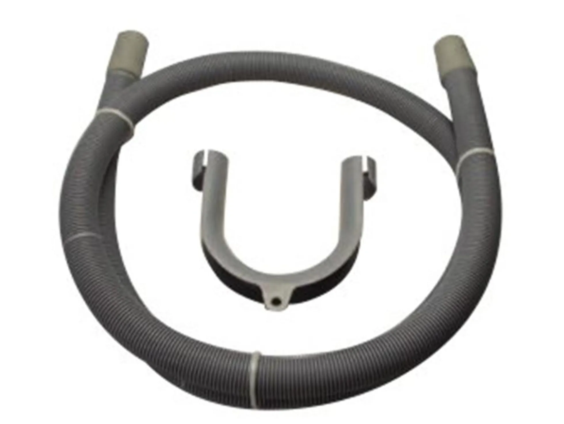 Neoperl afløbsslange, 19 mm x 22 mm, 1,5 meter, PVC, grå