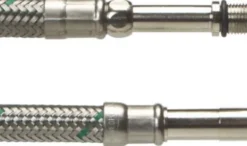 Neoperl Softpex tilslutningsslange, 400 mm, M10 x 10 mm, rustfri flet