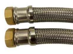 Neoperl tilslutningsslange EPDM DN32, rustfri flet, 1 1/4