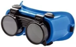 Neptun – Svejsebrille, DIN 5, blå / sort