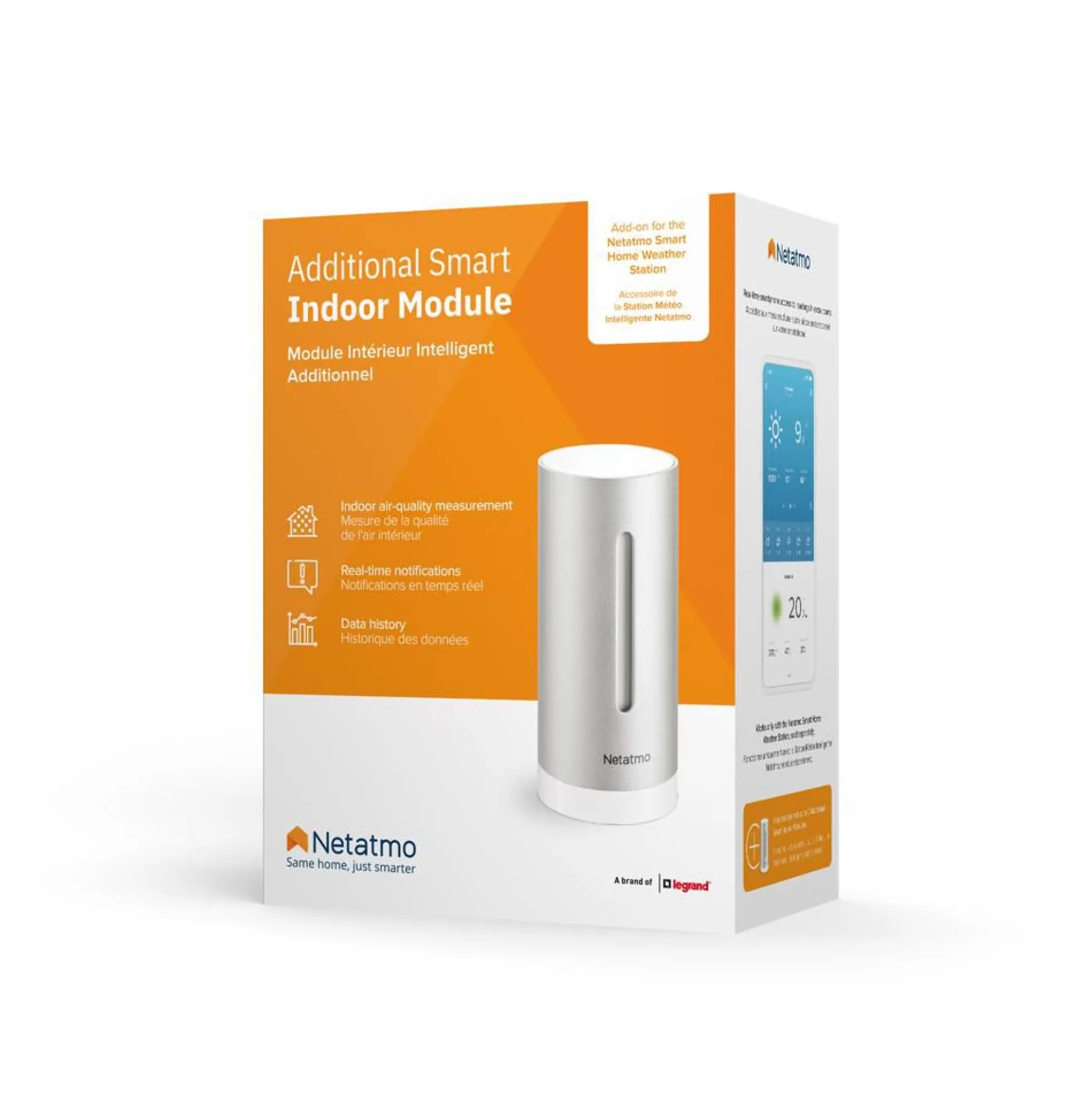 Netatmo ekstra indendørs modul til Smart vejrstation
