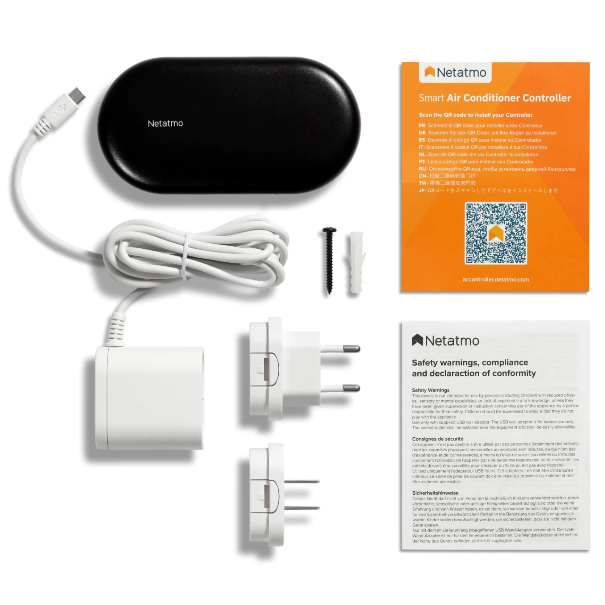 Netatmo Smart AC controller til aircondition, sort