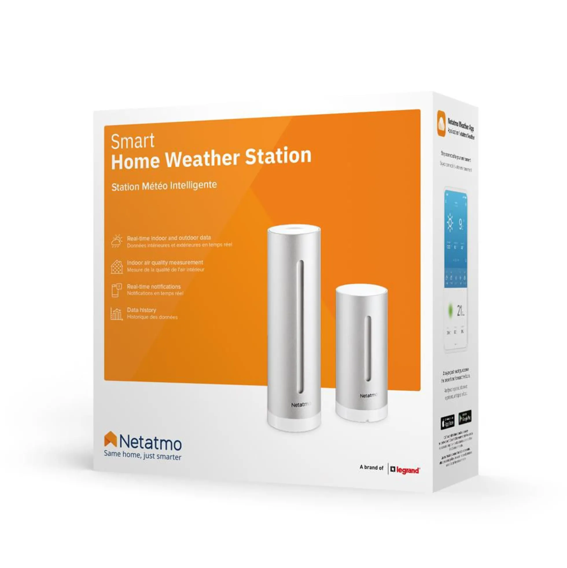 Netatmo Smart vejrstation med indendørs og udendørs modul