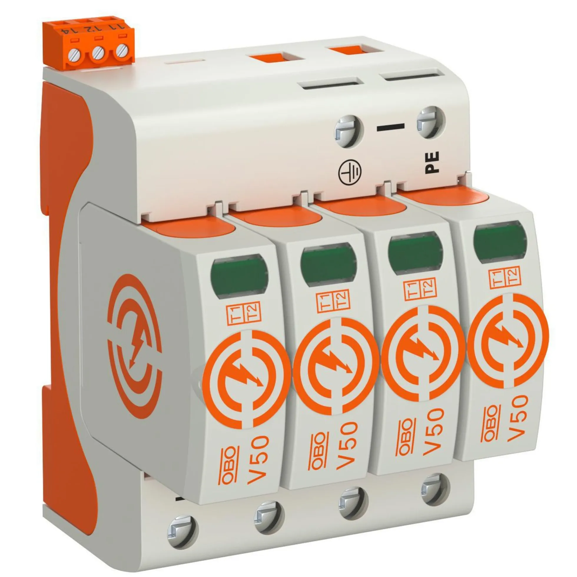 Netbeskyttelse V50-4+FS-280 - OBO Bettermann