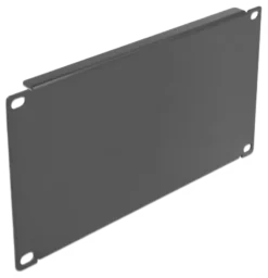 10″ network cabinet blind cover, 3U, black