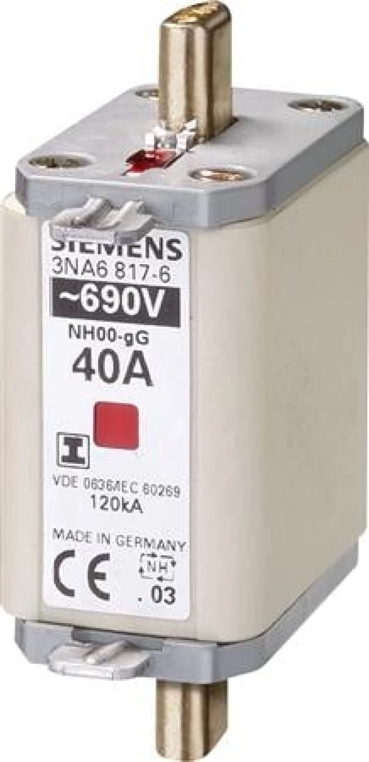 NH-sikring NH000 100A GL/GG 500V