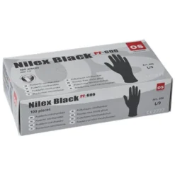 Nilex Black PF 606 nitril engangshandsker, 100 stk, Sort, 10/XL