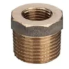 Nippelmuffe, 1" x 3/4", rødgods