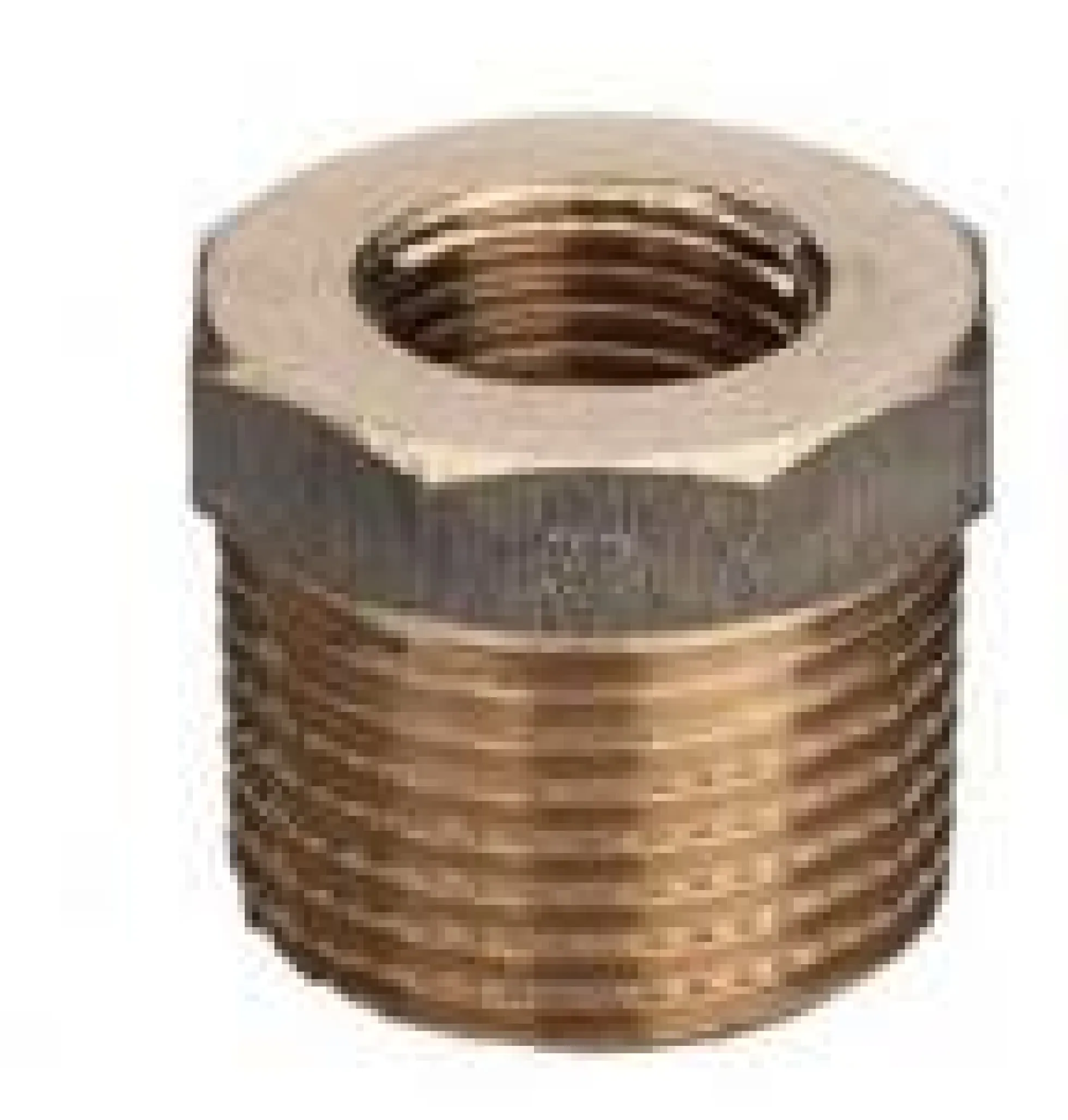 Nippelmuffe 1/2" x 1/4", rødgods, silicium bronze