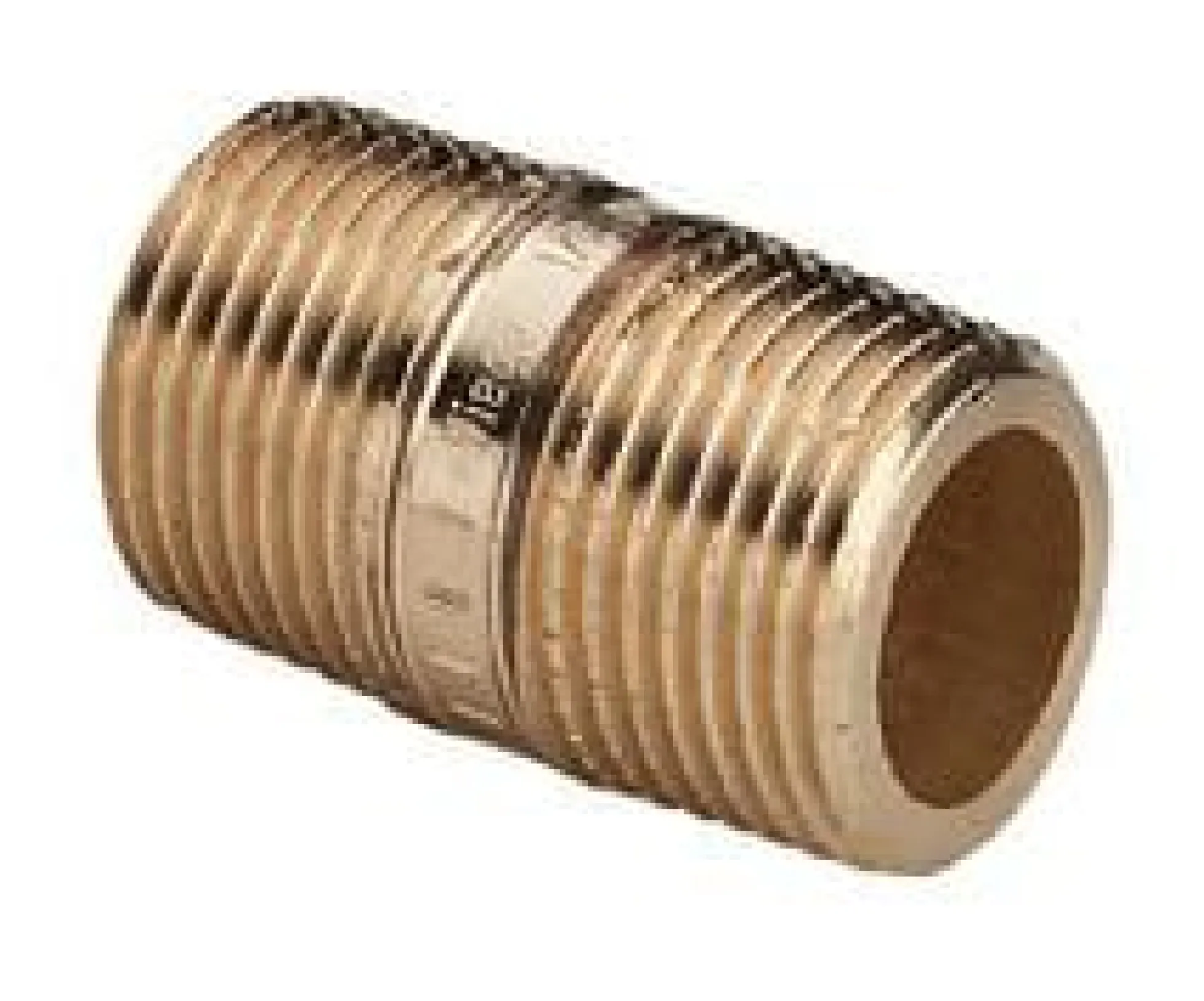 Nippelrør 1" x 100 mm, rødgods
