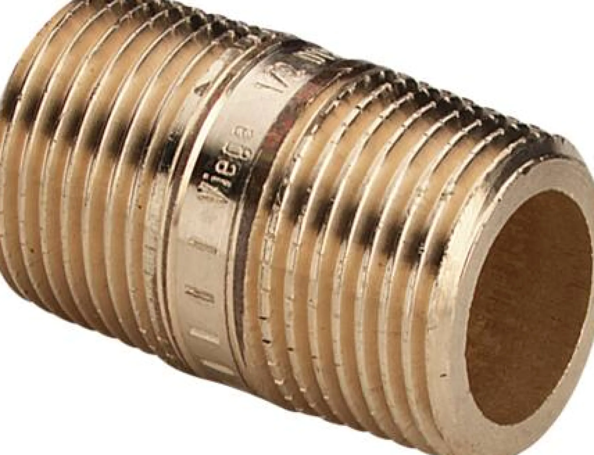 Nippelrør 1" x 100 mm, rødgods