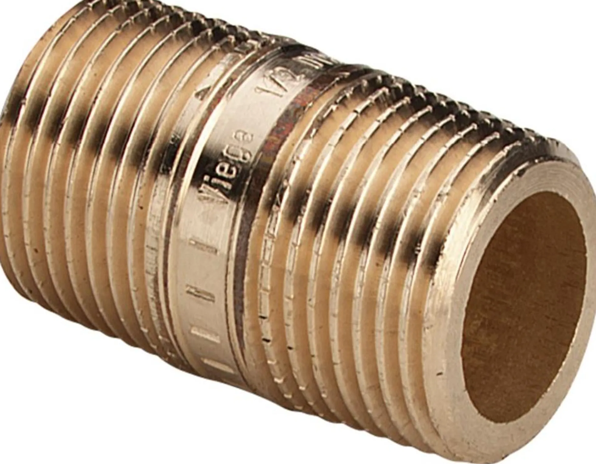 Nippelrør 3/4" x 50 mm, rødgods silicium bronze