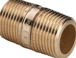 Nippelrør, 3/4" x 80 mm, rødgods silicium bronze - Viega